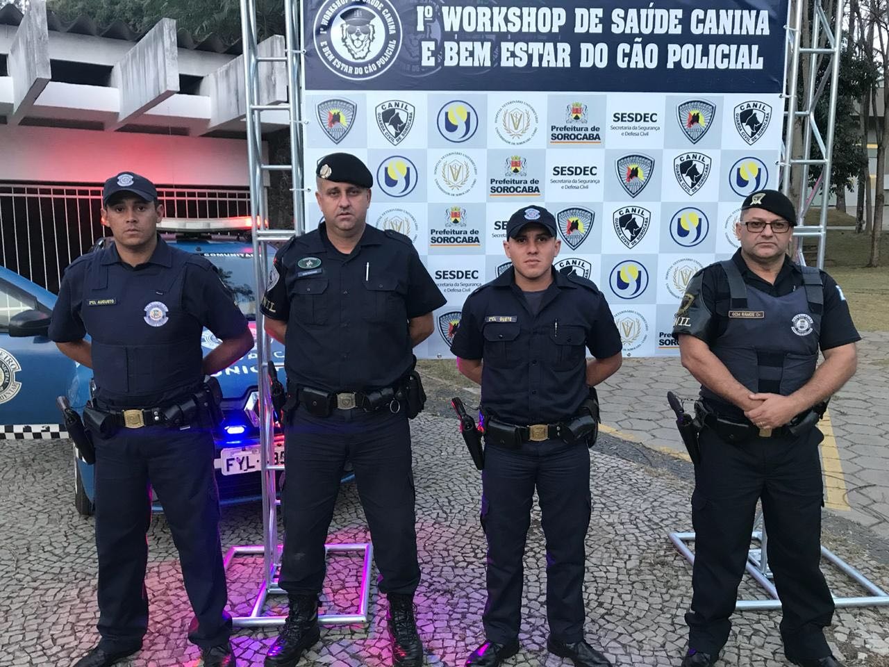 GCM de Itararé (SP) participa do 1º Workshop de Saúde Canina e Bem-estar do cão policial