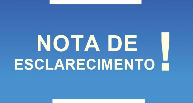 Nota de Esclarecimento – Prefeitura Municipal de Itararé
