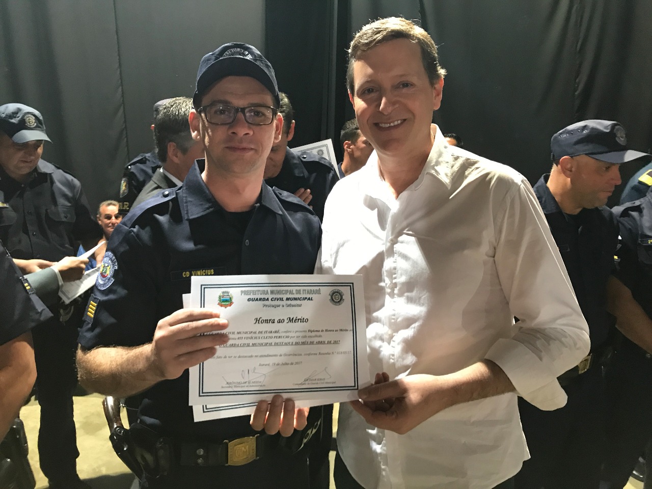 Prefeito de Itararé (SP) participa de comemorações alusivas aos 15 anos da Guarda Municipal