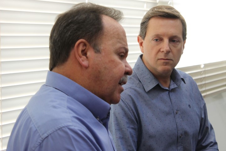 Deputado federal Goulart visita prefeito de Itararé, Heliton do Valle
