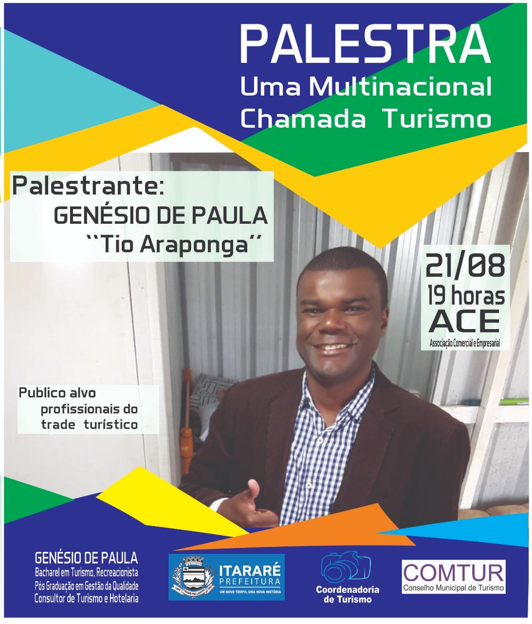 Prefeitura de Itararé (SP) promove palestra gratuita voltada ao trade turístico