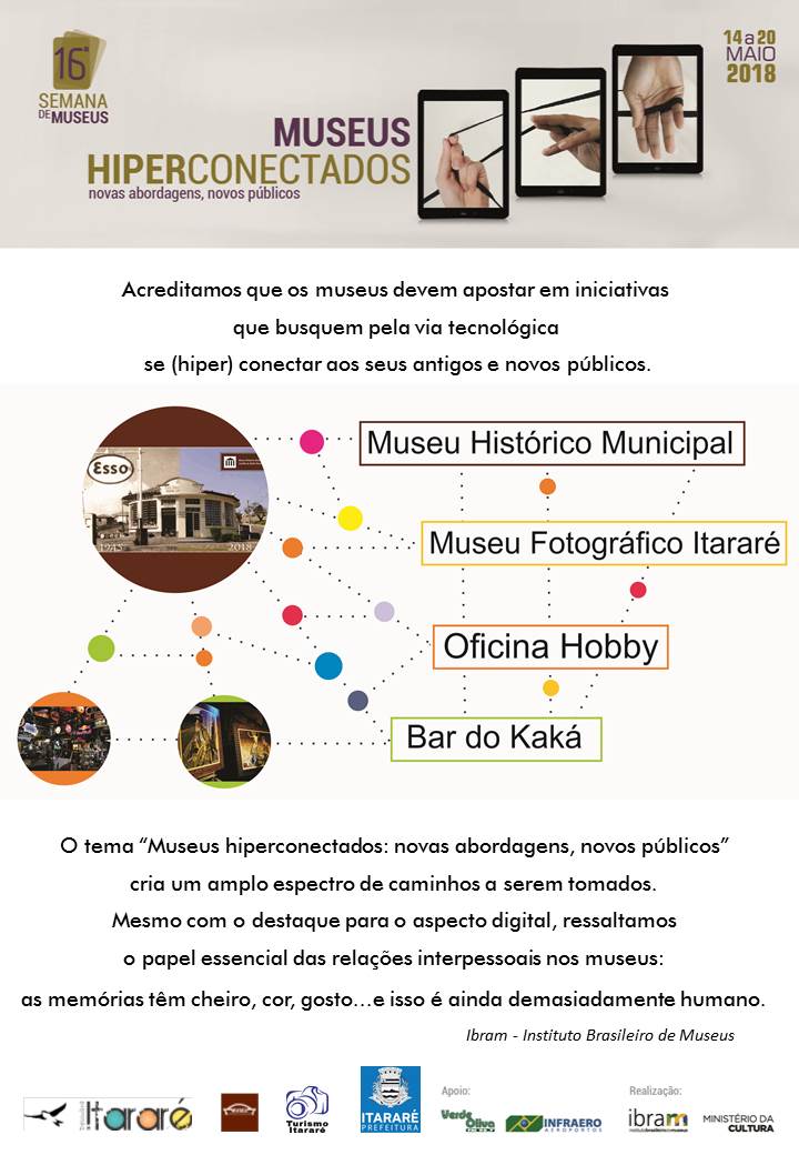 Com atração inédita, Itararé (SP) participa da 16ª Semana de Museus