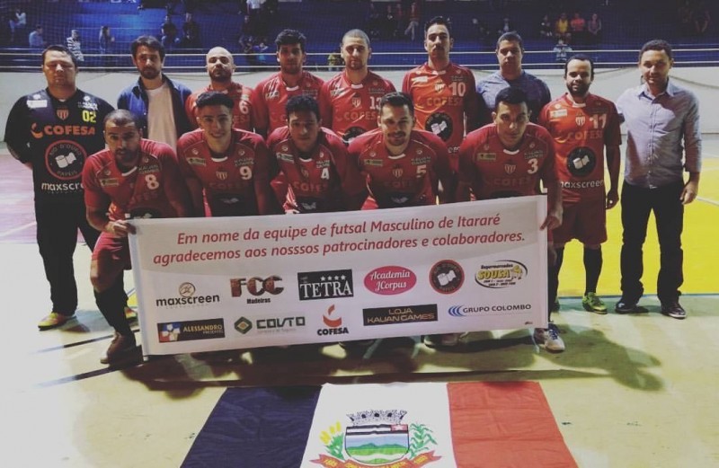 Itararé (SP) joga hoje (11) na Copa TV Record de Futsal