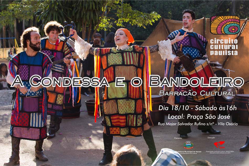 Vila Osório recebe espetáculo do Circuito Cultural Paulista em Itararé