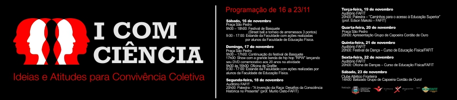Confira a programação da I Semana da Com Ciência!