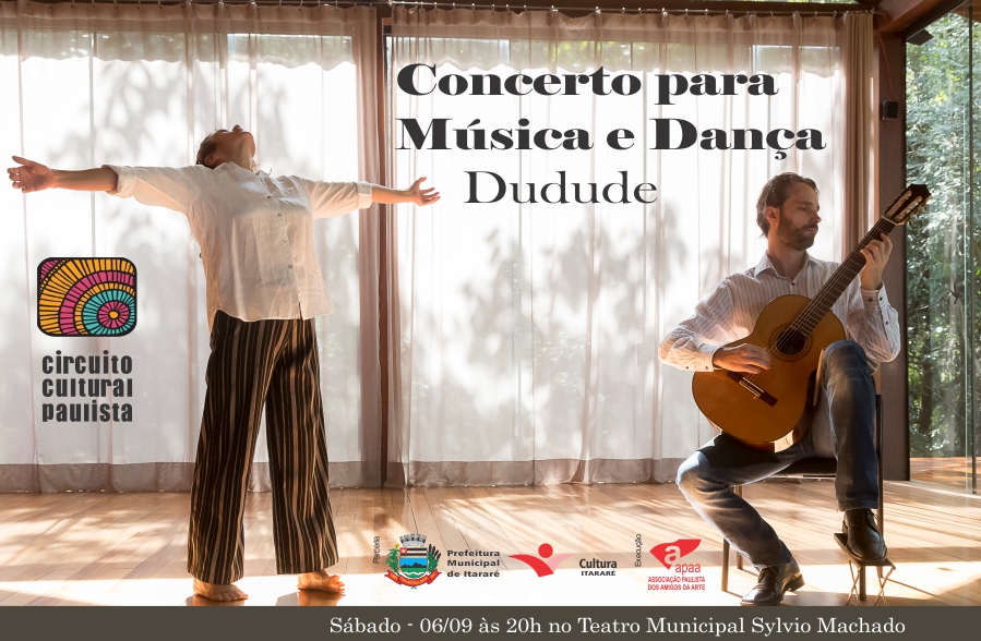 Concerto para Música e Dança chega ao palco do Teatro Municipal Sylvio Machado