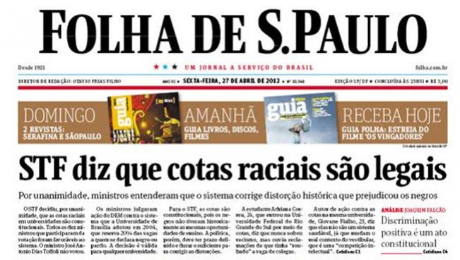Debates Contemporâneos desta quarta-feira discute cotas raciais