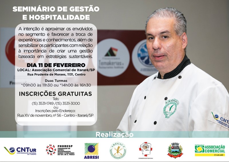 Coordenadoria de Turismo promove Seminário de Gestão e Hospitalidade