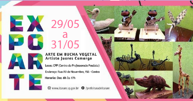 Próxima edição da ExpoArte de Itararé (SP) acontece quarta-feira (29)