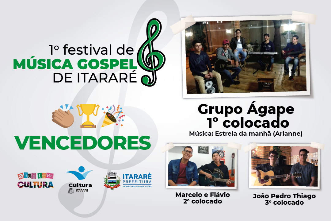 Grupo Ágape vence 1º Festival de Música Gospel de Itararé (SP)