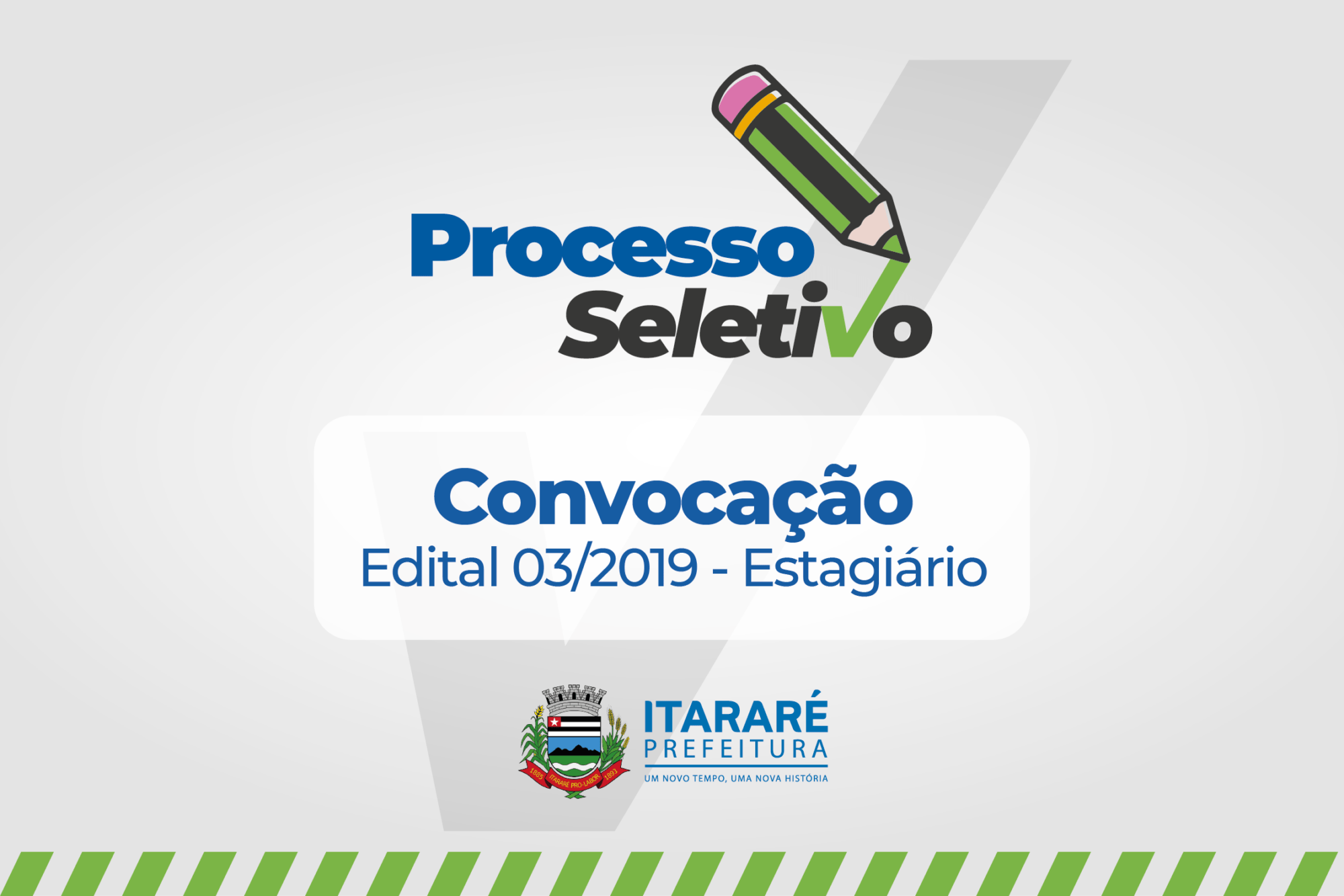 Prefeitura de Itararé (SP) divulga convocação para estagiários