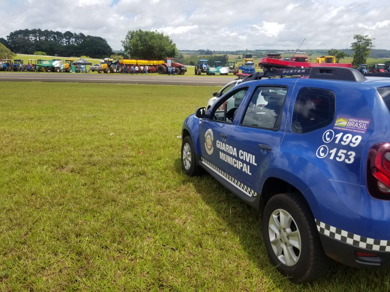 Guarda Civil Municipal de Itararé (SP) realiza policiamento preventivo em protesto pacífico no município