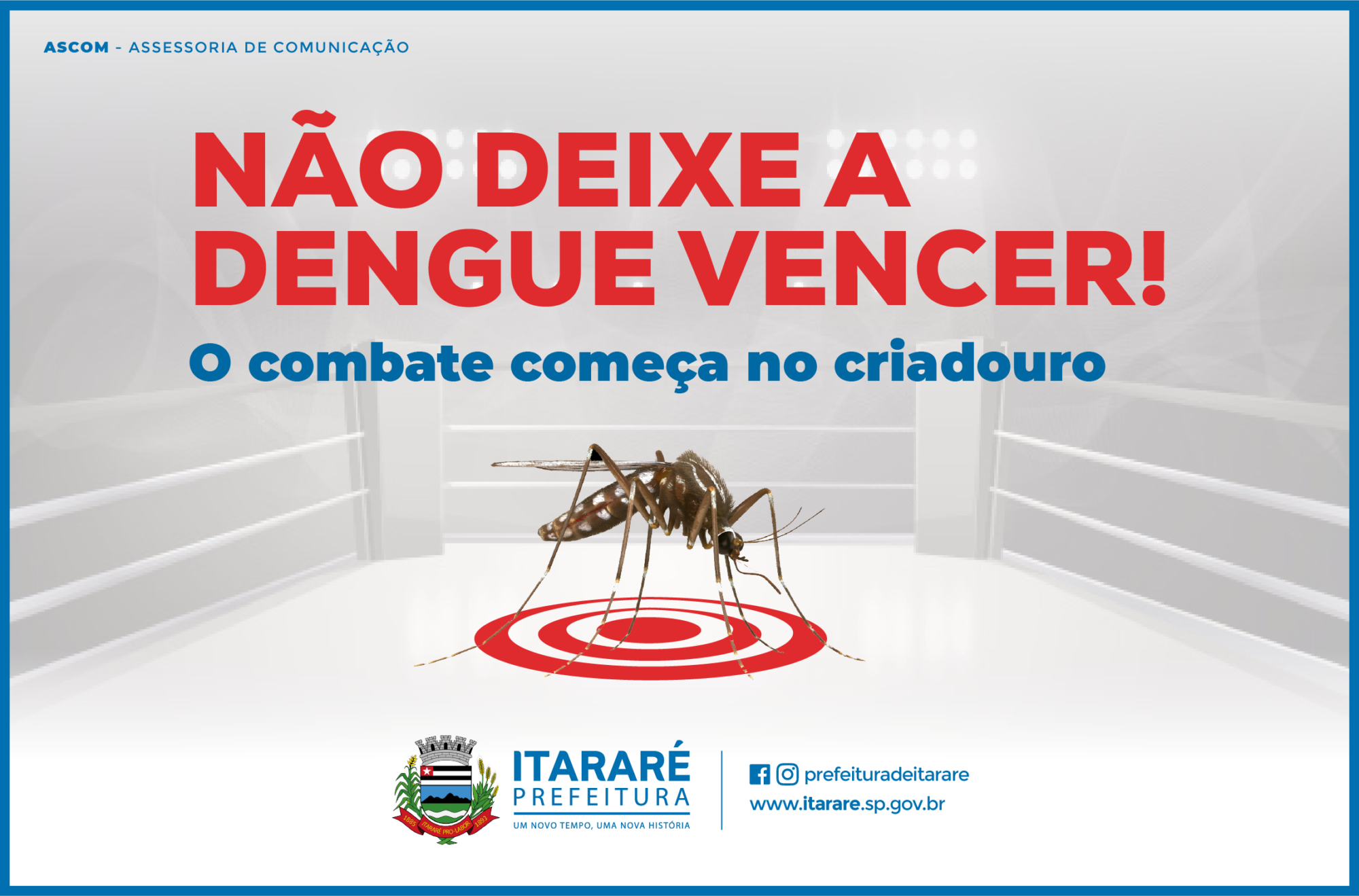 A dengue continua: Prefeitura de Itararé (SP) alerta população sobre riscos da doença A dengue continua: Prefeitura de Itararé (SP) alerta população sobre riscos da doença