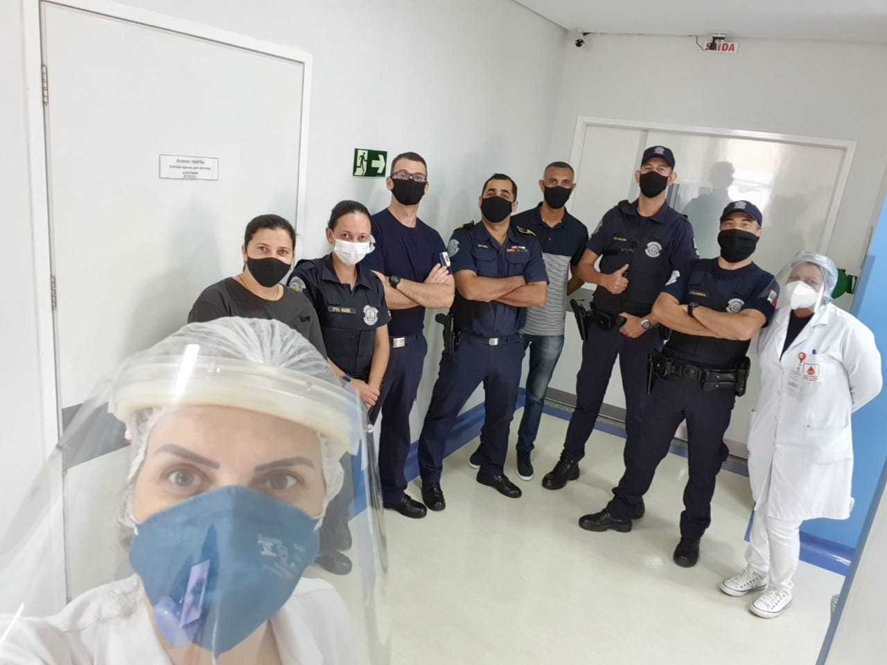 Guardas municipais de Itararé (SP) realizam ação coletiva de doação de sangue