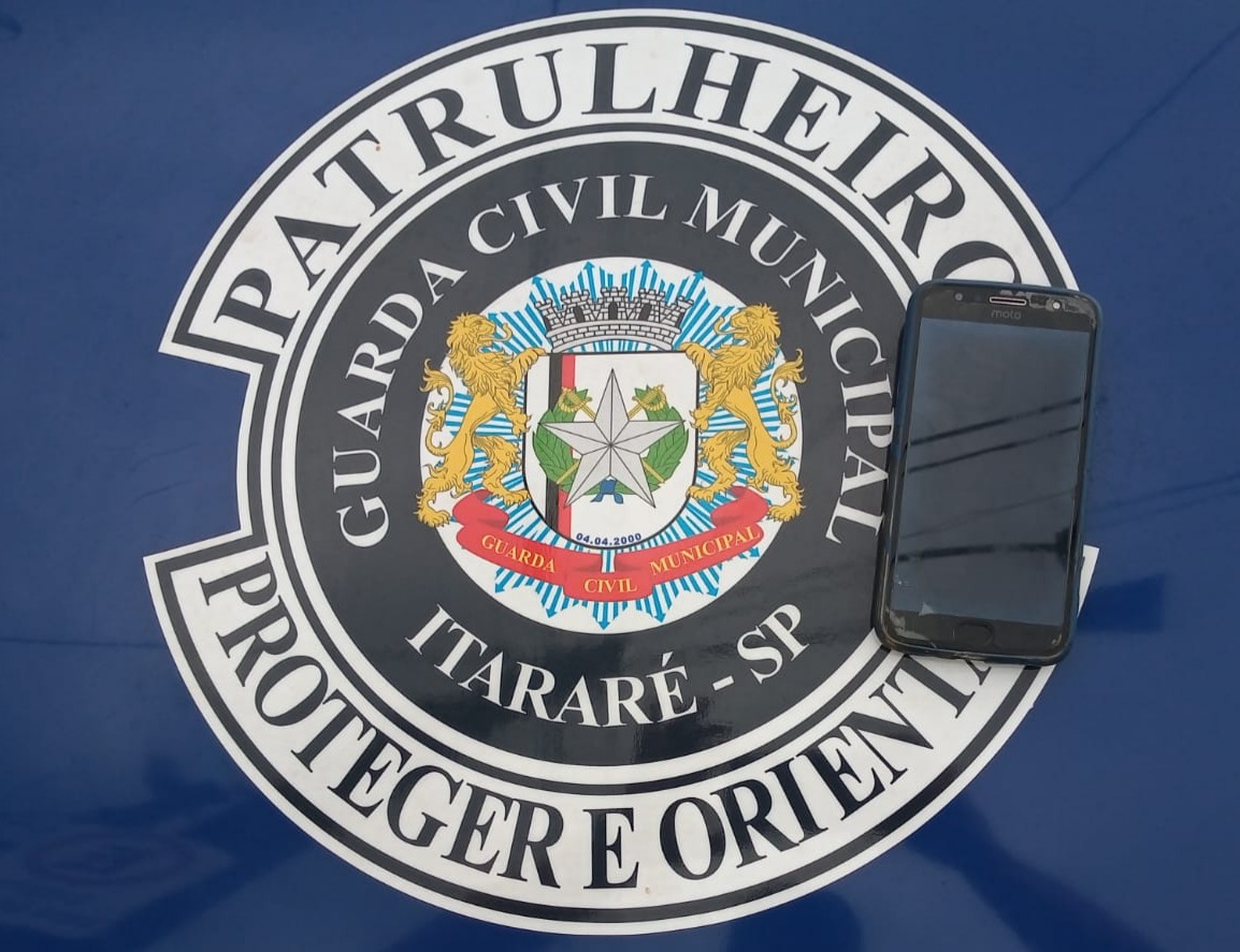 GCM de Itararé (SP) prende homem em flagrante por furto de celular