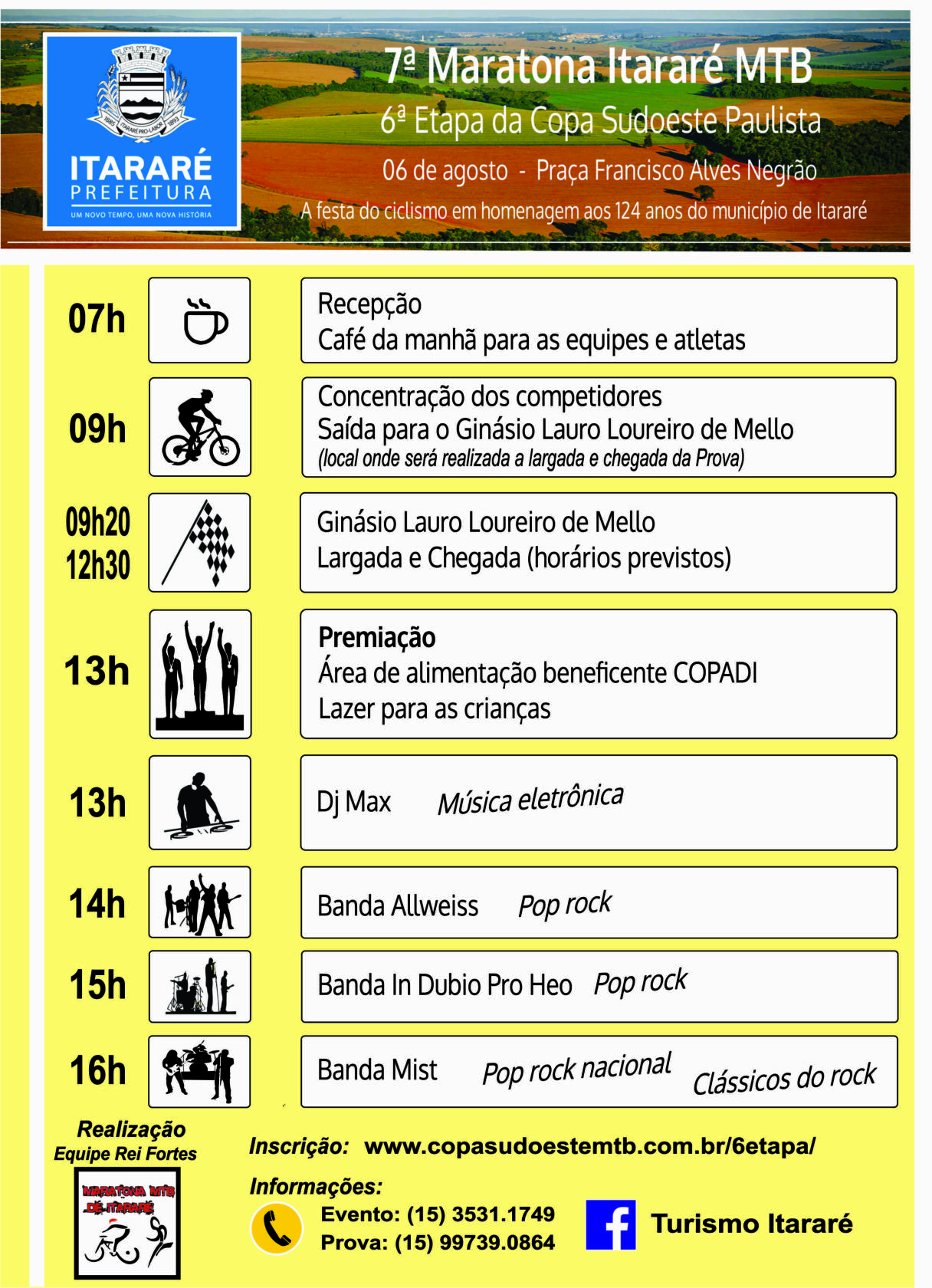 Itararé (SP) sedia a 6ª etapa da Copa Sudoeste Paulista de Mountain Bike