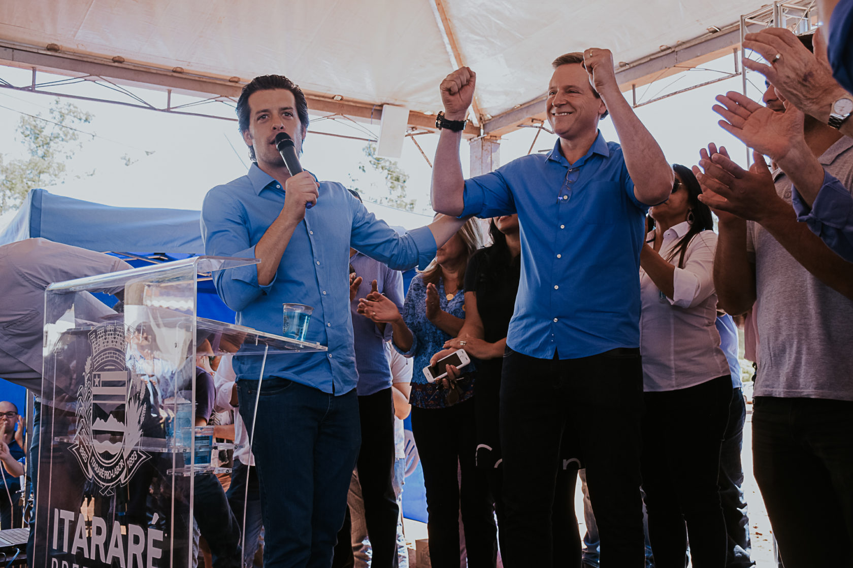 Heliton do Valle é o prefeito mais bem avaliado do Estado, afirma Guilherme Mussi durante evento em Itararé (SP)