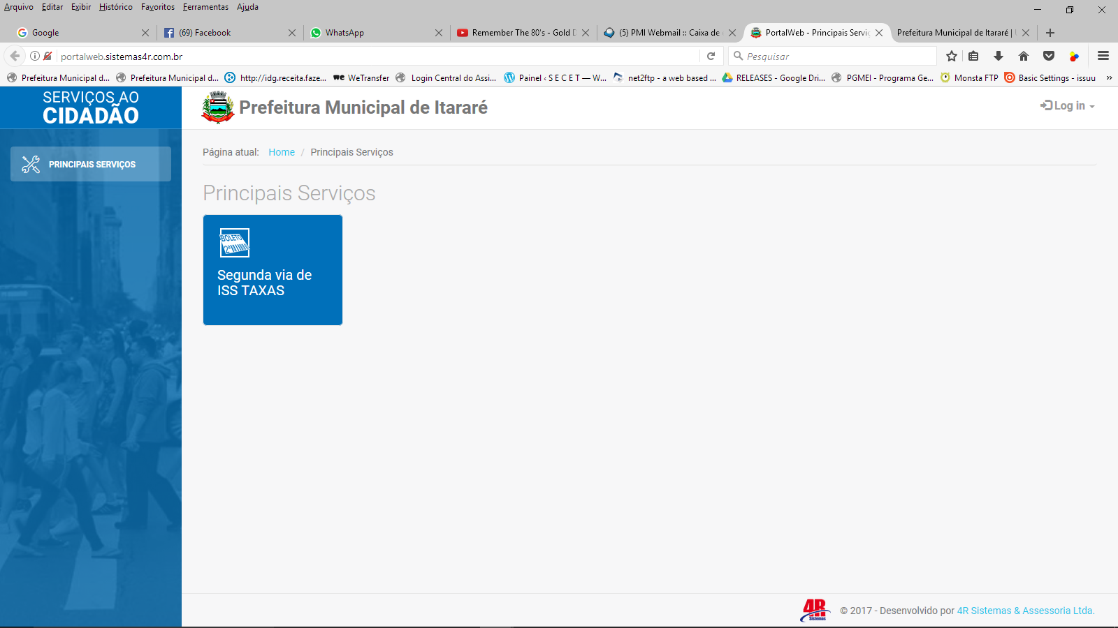 Prefeitura de Itararé (SP) disponibiliza guias de alvará e ISS online