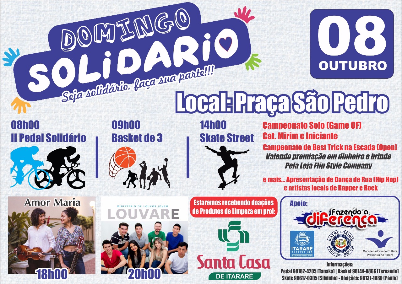 Grupo ‘Fazendo a Diferença’ promove ‘Domingo Solidário’ em prol a Santa Casa de Itararé (SP)