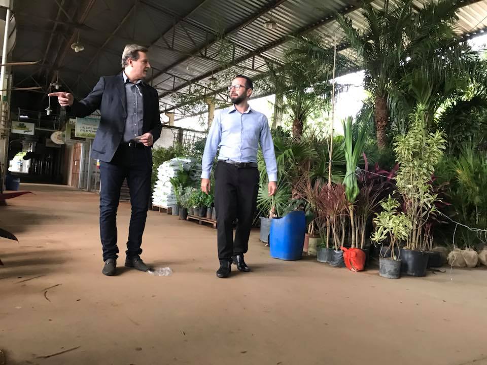 Prefeito de Itararé (SP) visita Ceagesp em Sorocaba (SP)