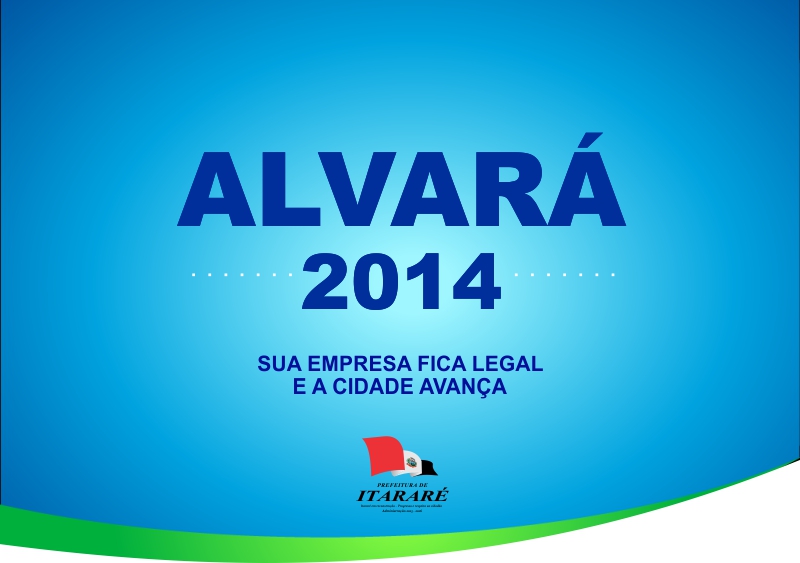 Boletos para o pagamento do alvará 2014 estarão disponíveis a partir de 27/01