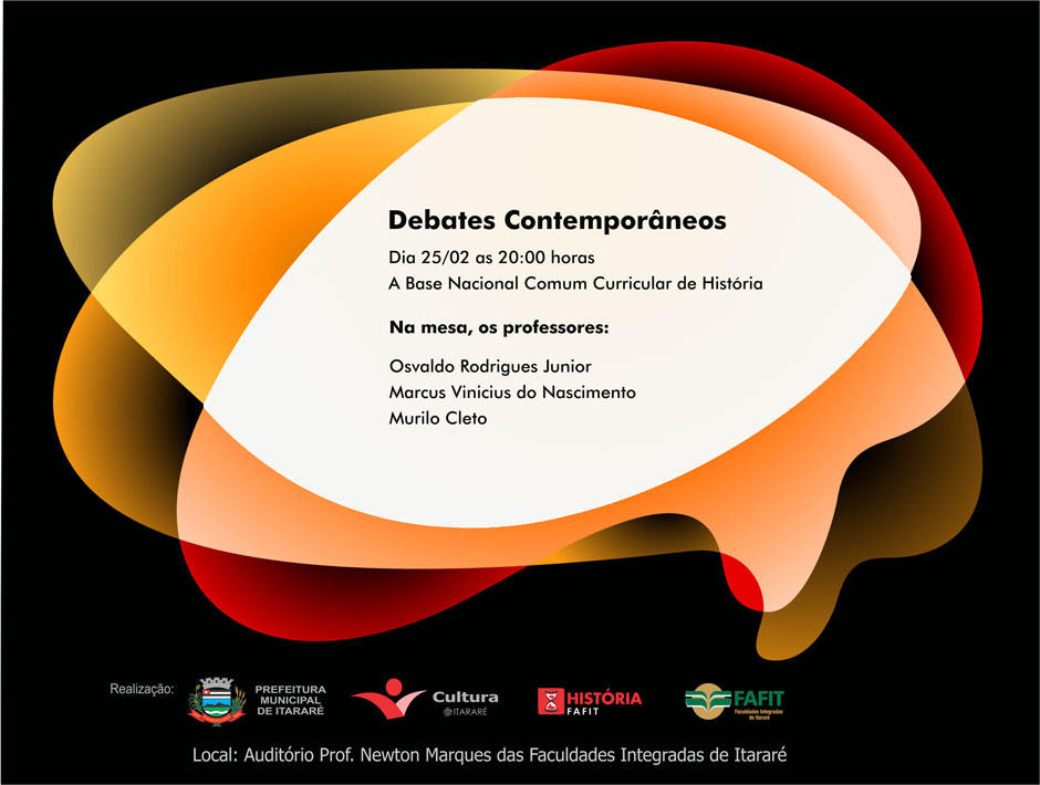 Curso de História realiza mesa de debate sobre a Base Nacional Comum Curricular
