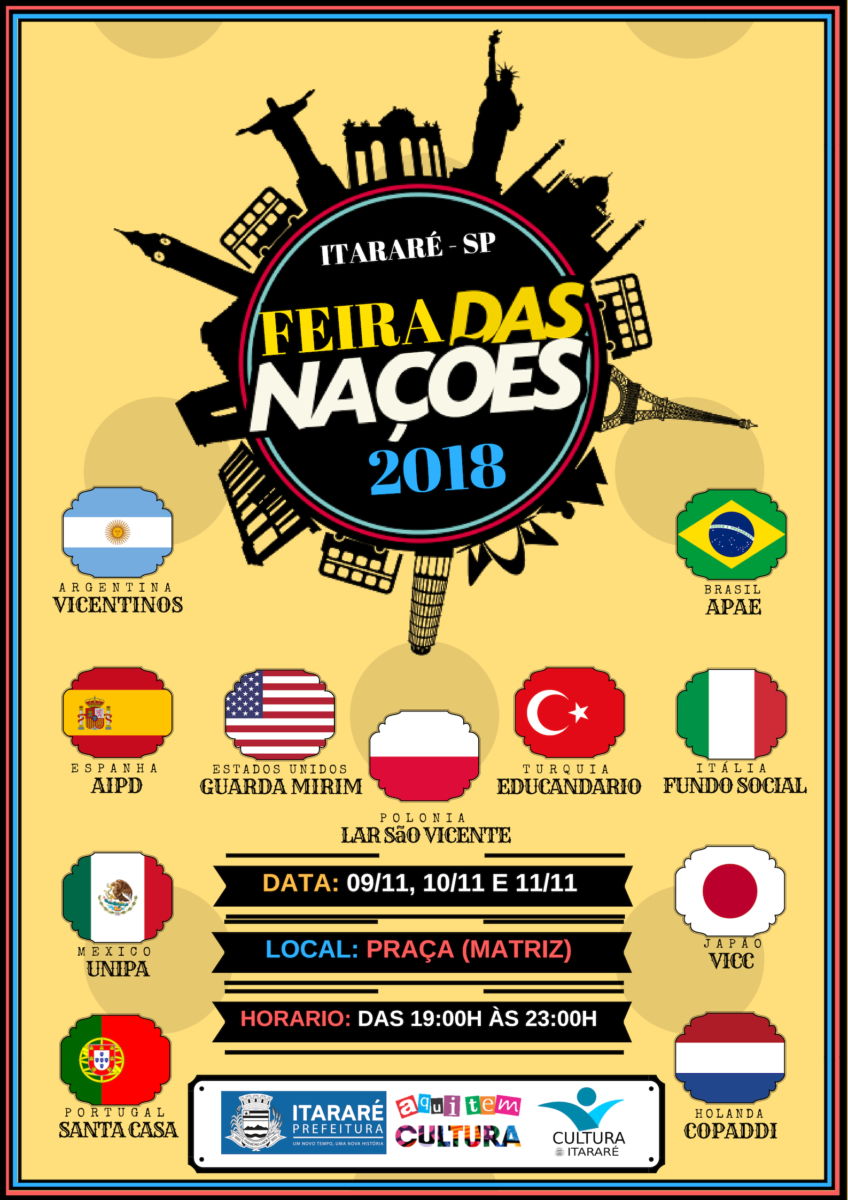 Cultura de Itararé (SP) se prepara para Feira das Nações