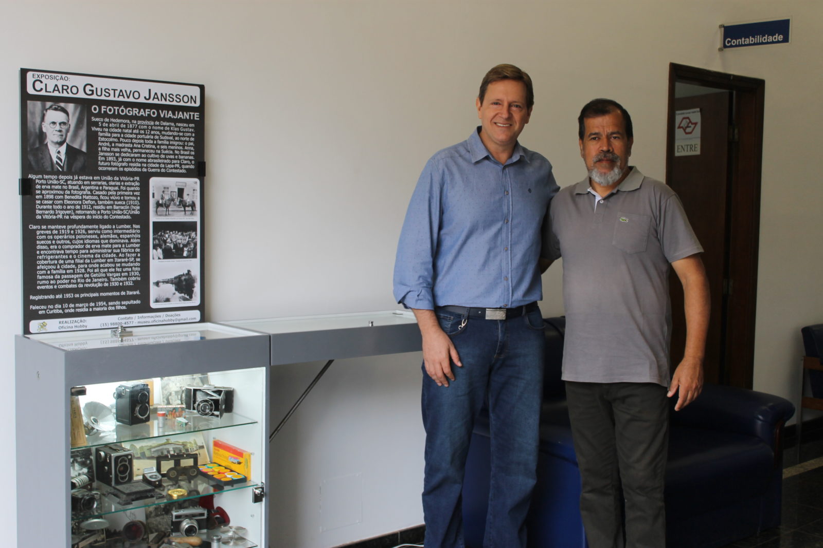 Paço Municipal de Itararé (SP) recebe exposição sobre Claro Jansson