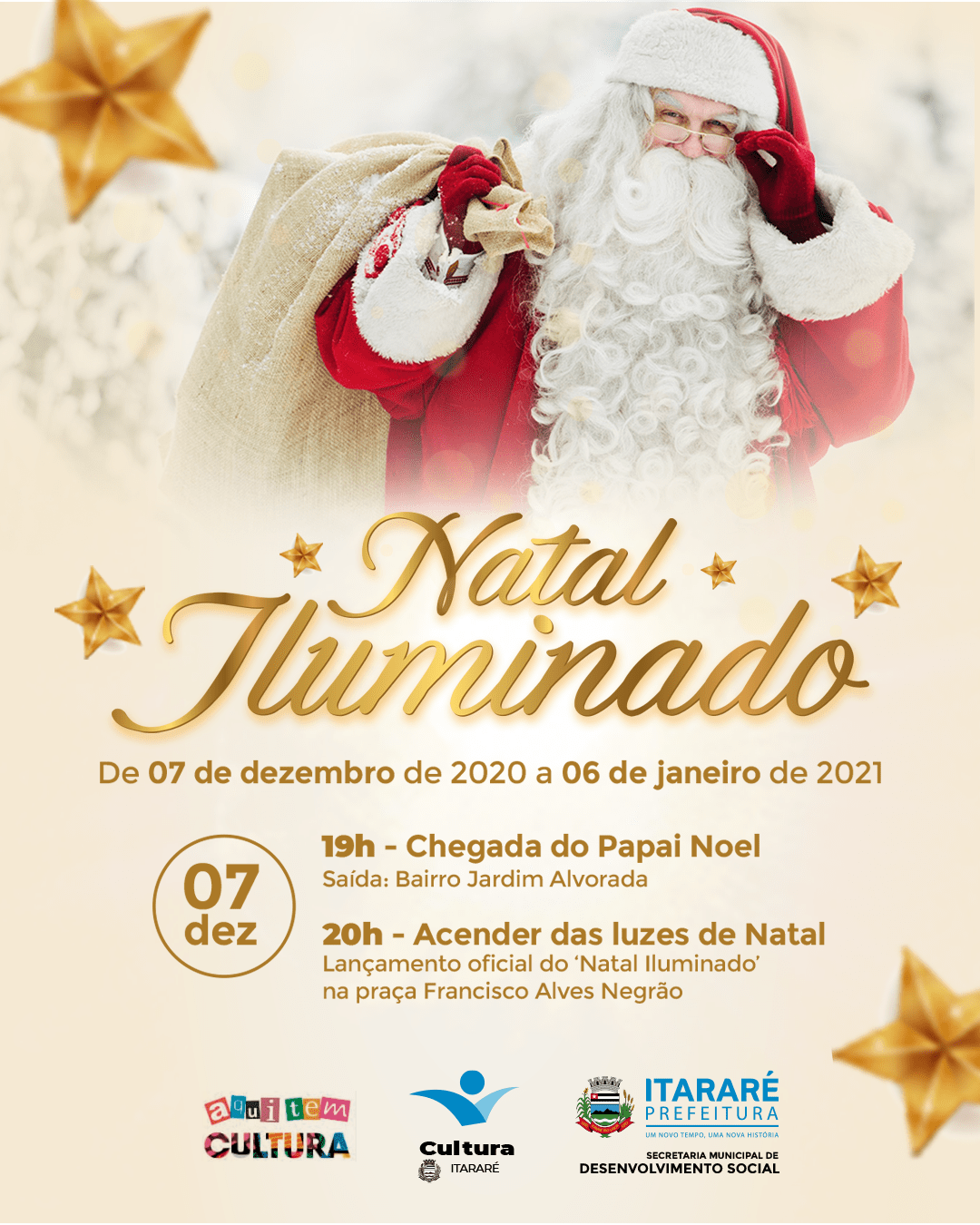 Prefeitura de Itararé (SP) inaugura decoração de Natal nesta segunda-feira  (07) – Prefeitura de Itararé