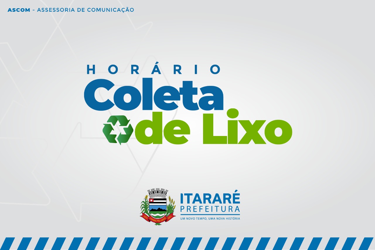 Coleta de lixo passa a funcionar em novos horários em Itararé (SP)