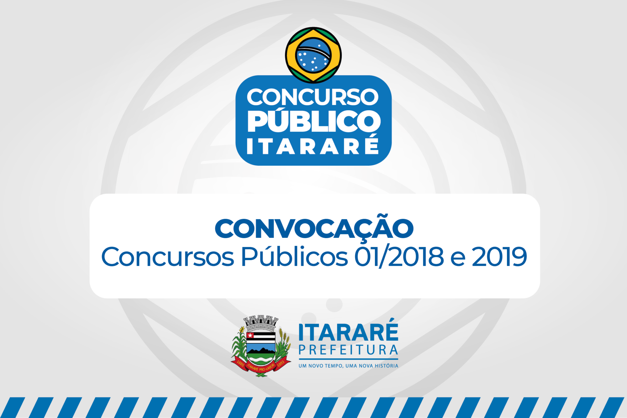 Prefeitura de Itararé (SP) convoca aprovados nos Concursos Públicos 01/2018 e 01/2019