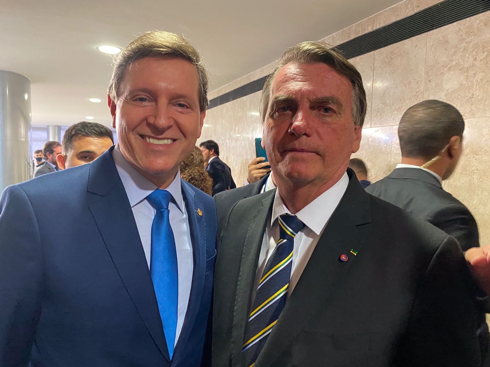 Em Brasília (DF), prefeito de Itararé (SP) despacha com presidente Jair Bolsonaro