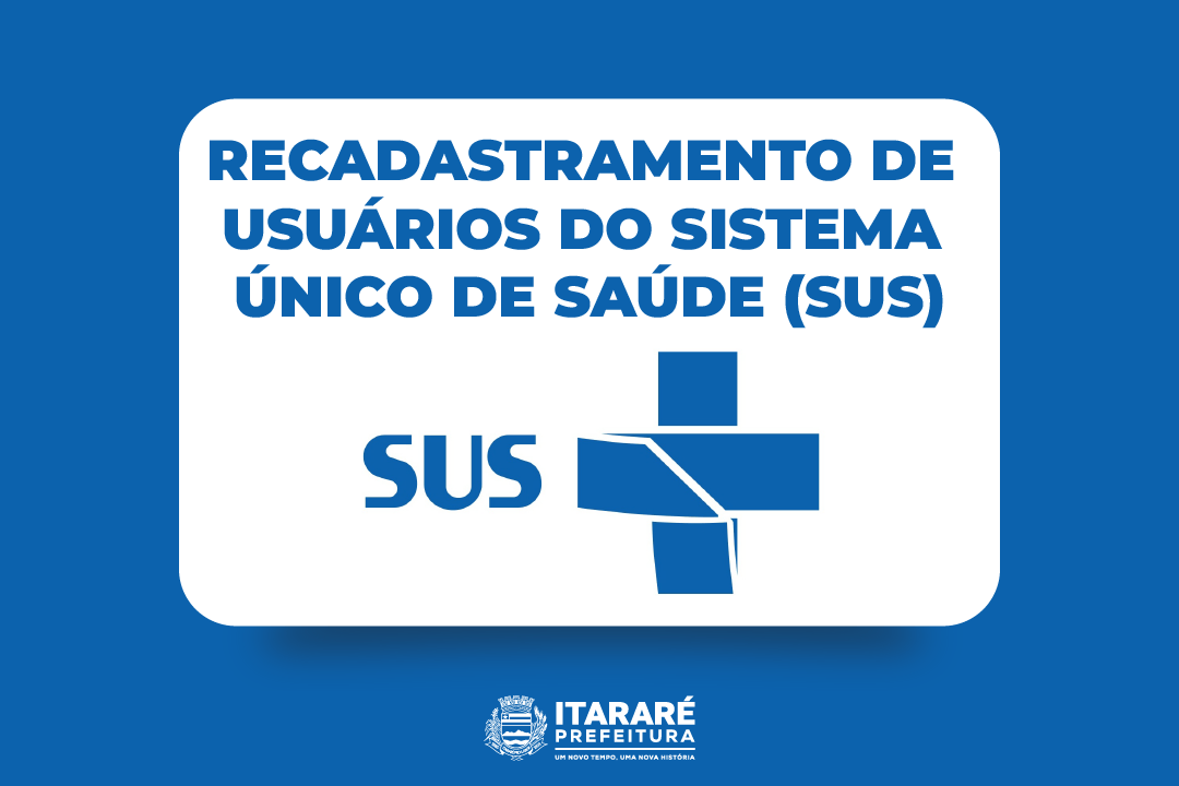 Saúde de Itararé (SP) realizará recadastramento de todos os domicílios do município a partir de segunda-feira (26)