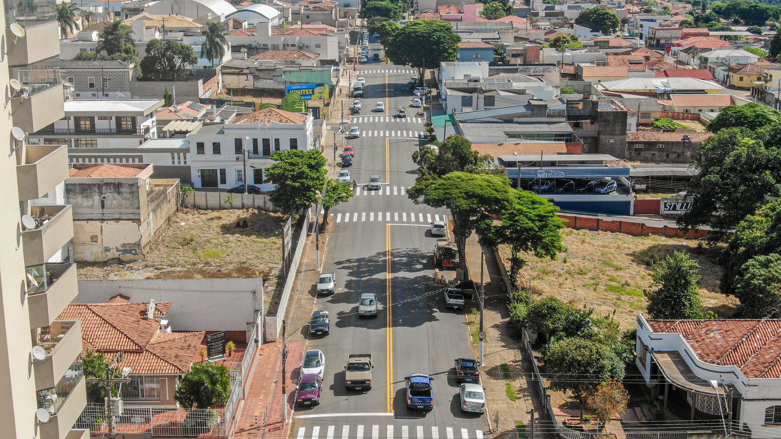 Demutran De Itarar SP Revitaliza Sinaliza o Horizontal Da Rua S o 